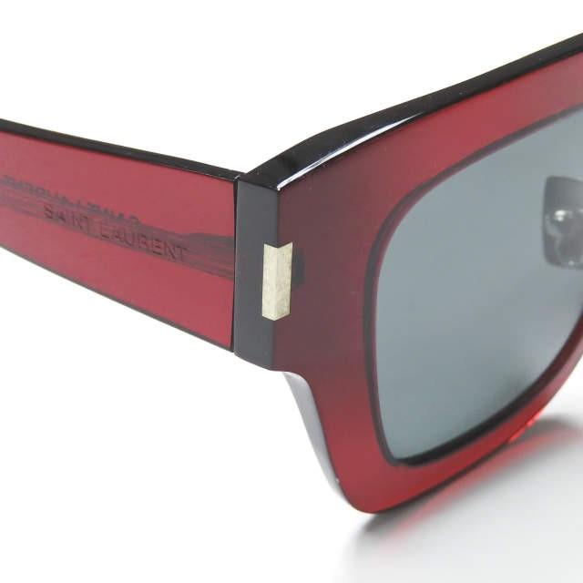 サンローランパリ SAINT LAURENT PARIS イタリア製 SL 184F SLIM 003 スクエアサングラス ワイン/ブラック 48□25-145 YSL 眼鏡 メガネ |  | 04