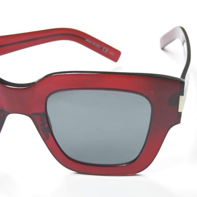 サンローランパリ SAINT LAURENT PARIS イタリア製 SL 184F SLIM 003 スクエアサングラス ワイン/ブラック 48□25-145 YSL 眼鏡 メガネ |  | 05