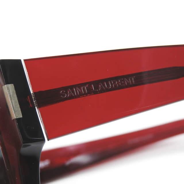 サンローランパリ SAINT LAURENT PARIS イタリア製 SL 184F SLIM 003 スクエアサングラス ワイン/ブラック 48□25-145 YSL 眼鏡 メガネ |  | 08