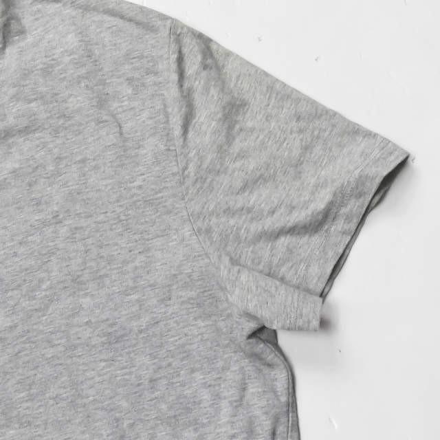 クリスヴァンアッシュ KRIS VAN ASSCHE ケーブル刺繍 捻じれVネックTシャツ M グレー 半袖 トップス |  | 07