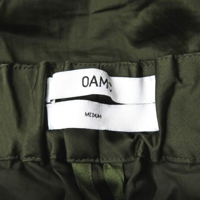 オーエーエムシー OAMC イタリア製 Vapor Short ストレッチコットンワイドイージーショーツ OAMO312262 M グリーン ショートパンツ ボトムス |  | 02