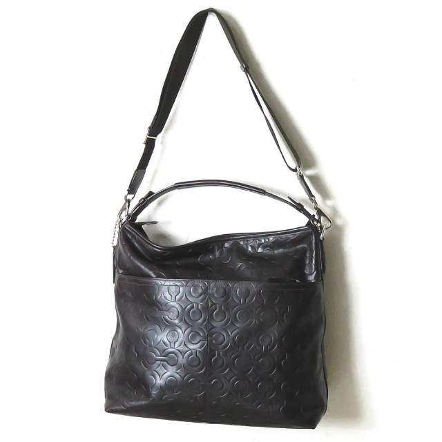 コーチ COACH エンボスオプアート柄 2WAY ショルダーバッグ コーチ COACH エンボスオプアート柄 2WAY ショルダーバッグ