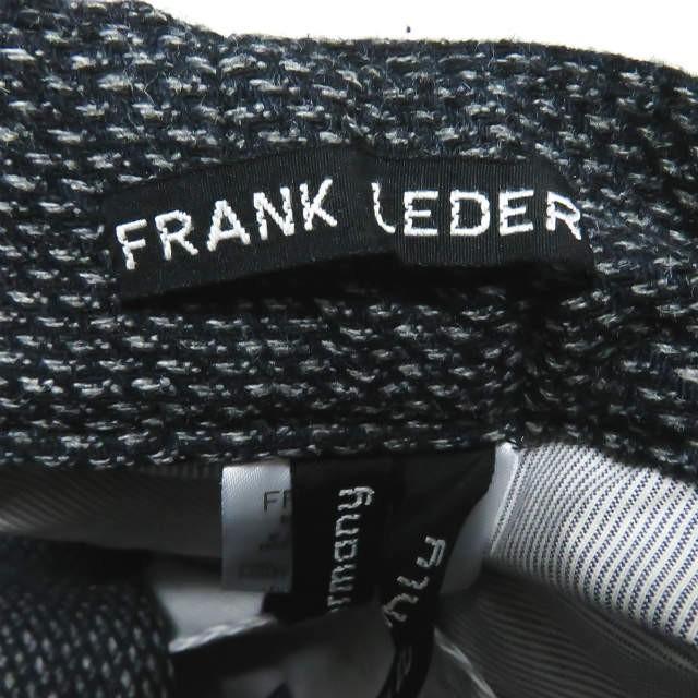 フランクリーダー FRANK LEDER ドイツ製 BLUE STRIPED WOOL TROUSER + rope deatail 1タックウールトラウザーパンツ 0623052 XS ネイビー ボトムス |  | 02