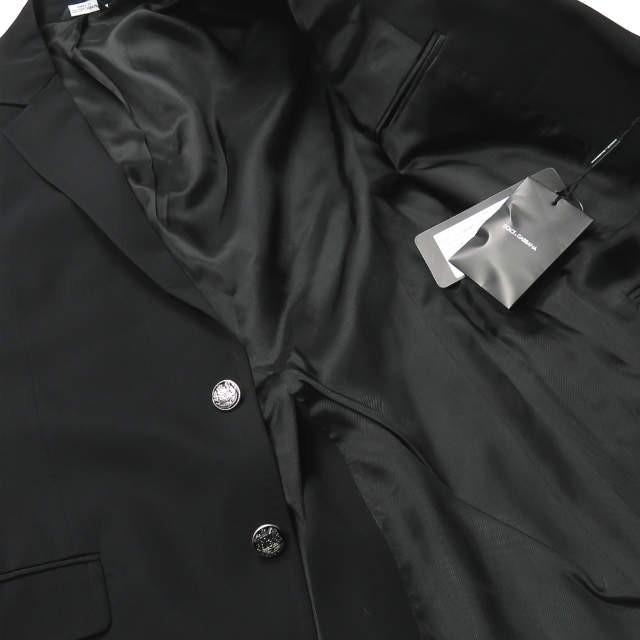 ドルチェアンドガッバーナ DOLCE&GABBANA MARTINI エンブレム刺繍 ウールギャバ2Bブレザー G2259T 48 ブラック メタルボタン ワッペン ジャケット |  | 10