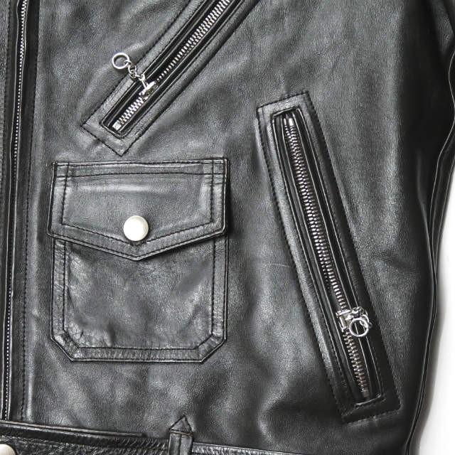 MAISON MARGIELA レプリカ ポリス レザージャケット メゾンマルジェラ Maison Margiela 14 イタリア製 15SS REPLICA
