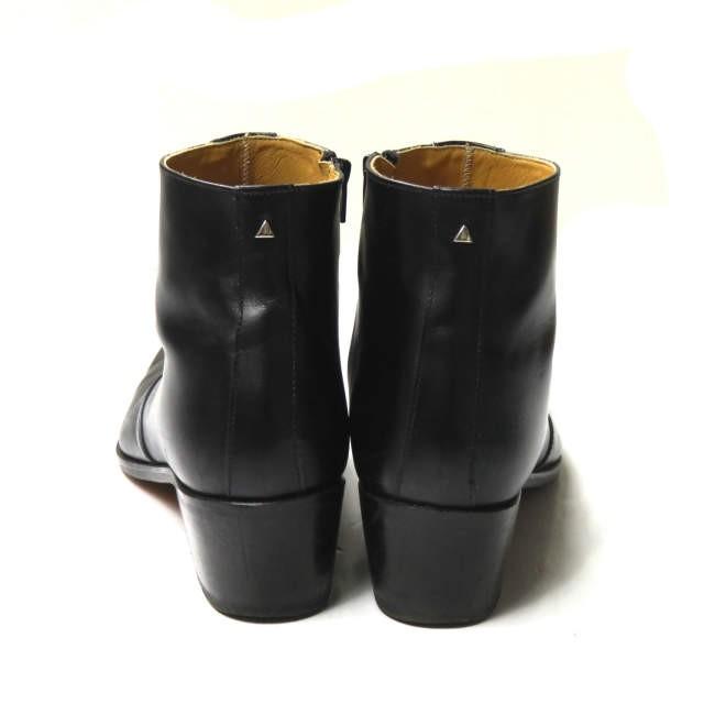 シモン フルニエール Simon Fournier レザーサイドジップブーツ 10667