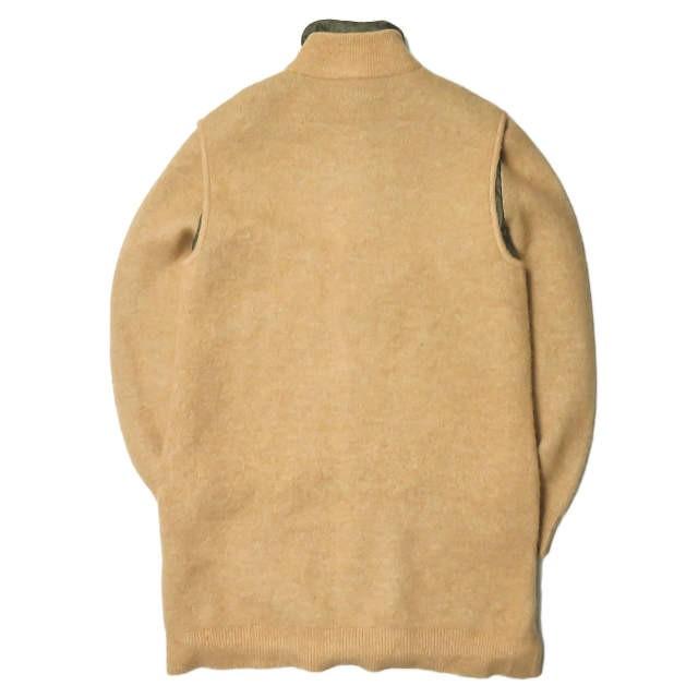 3.1フィリップリム 3.1 Phillip Lim ニットレイヤード ロングジップジャケット F161-7629FOXM XS ベージュ/カーキ ナイロン ハイネック コート |  | 01