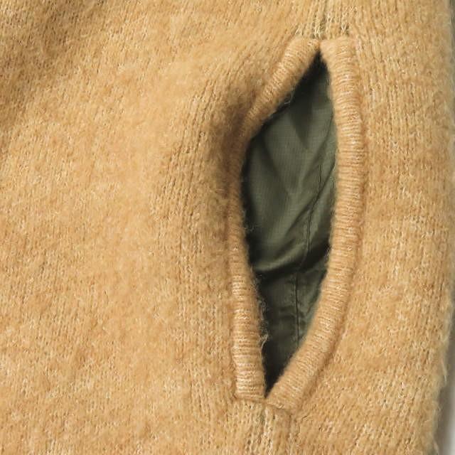 3.1フィリップリム 3.1 Phillip Lim ニットレイヤード ロングジップジャケット F161-7629FOXM XS ベージュ/カーキ ナイロン ハイネック コート |  | 07