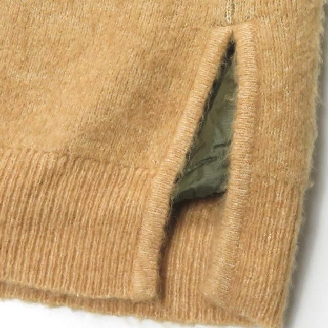 3.1フィリップリム 3.1 Phillip Lim ニットレイヤード ロングジップジャケット F161-7629FOXM XS ベージュ/カーキ ナイロン ハイネック コート |  | 08