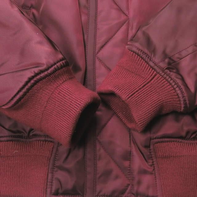 3.1フィリップリム 3.1 Phillip Lim 中綿ノーカラーボンバージャケット F162-6887NTWM XS ボルドー Vネック ブルゾン アウター |  | 04