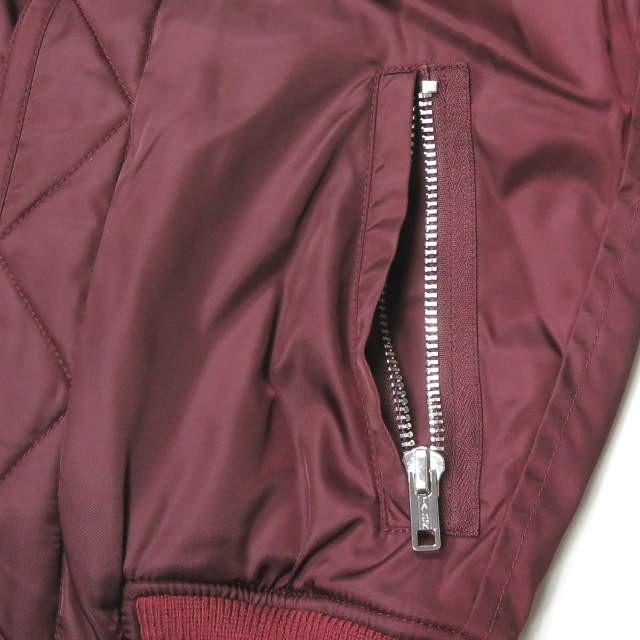 3.1フィリップリム 3.1 Phillip Lim 中綿ノーカラーボンバージャケット F162-6887NTWM XS ボルドー Vネック ブルゾン アウター |  | 05