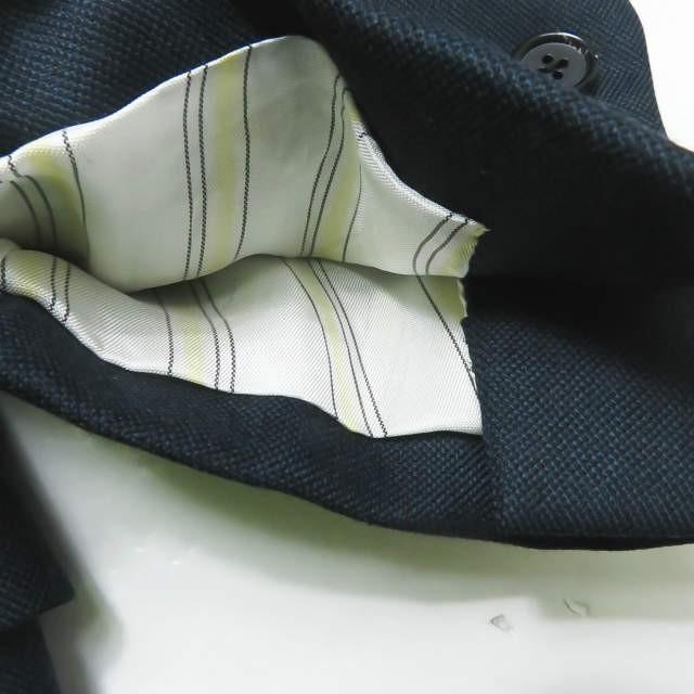 ハズバンズ HUSBANDS イタリア製 ウールジャガードダブルジャケット＆ノープリーツスラックス 46/38 スーツ セットアップ JAGGER/DELON 秋冬用 |  | 10