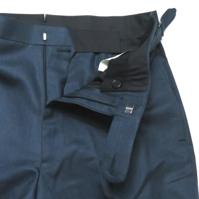 ハズバンズ HUSBANDS イタリア製 ウールジャガードダブルジャケット＆ノープリーツスラックス 46/38 スーツ セットアップ JAGGER/DELON 秋冬用 |  | 15