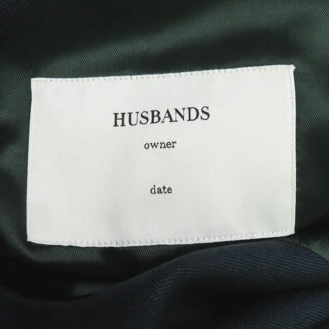 ハズバンズ HUSBANDS イタリア製 ウールジャガードダブルジャケット＆ノープリーツスラックス 46/38 スーツ セットアップ JAGGER/DELON 秋冬用 |  | 05