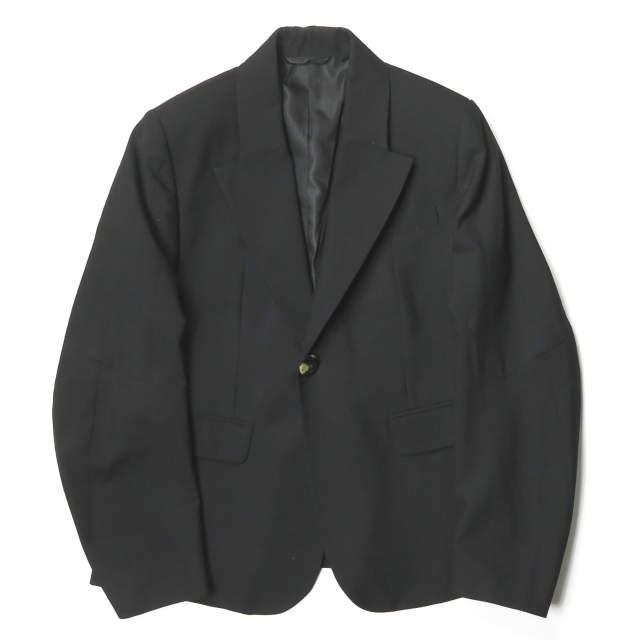 ナマチェコ NAMACHEKO 19SS BORUJERD JACKET バスケットウール1Bテーラードジャケット M ブラック アウター  :mm8462:LOOPヤフーショッピング店 - 通販 - Yahoo!ショッピング