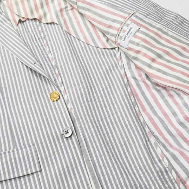 THOM BROWNE トムブラウン 日本製 シアサッカーストライプ3Bテーラード