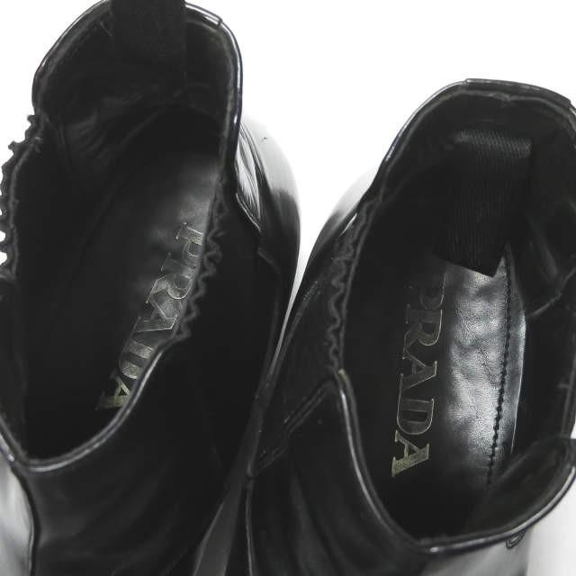 プラダ PRADA イタリア製 Skiskolaer キャップトゥサイドゴアブーツ 2TA042 51/2(25.5-26cm) ブラック チェルシーブーツ アンクル ハーフ シューズ |  | 08