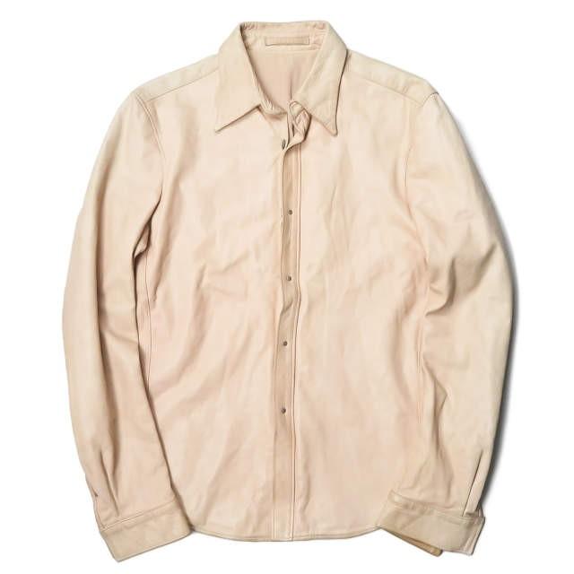 カルペディエム Carpe Diem イタリア製 ウォッシャブルレザーシャツ Lxs0107 07 2 ピンクベージュ C Diem レザージャケット Mm8516 Loopヤフーショッピング店 通販 Yahoo ショッピング