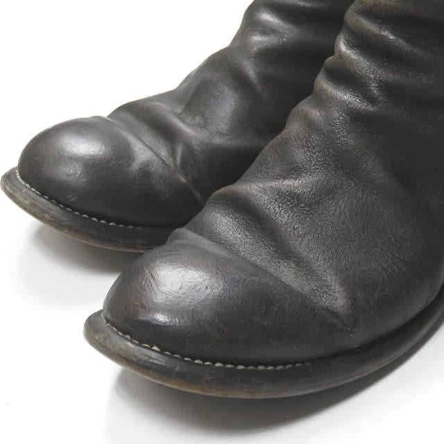 グイディ GUIDI ホースレザーサイドジップブーツ 43(28cm) ダークブラウン シューズ |  | 09