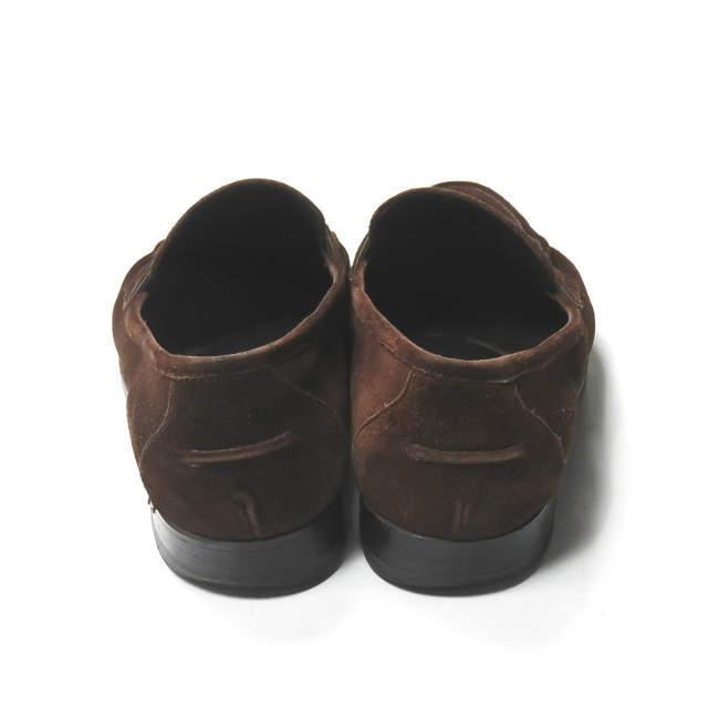 Enzo Bonafe x BEAMS F エンツォボナフェ ビームスエフ 別注 ALLORI スエードペニーローファー UK6.5(25cm) ブラウン コイン ☆☆mm8534 |  | 02