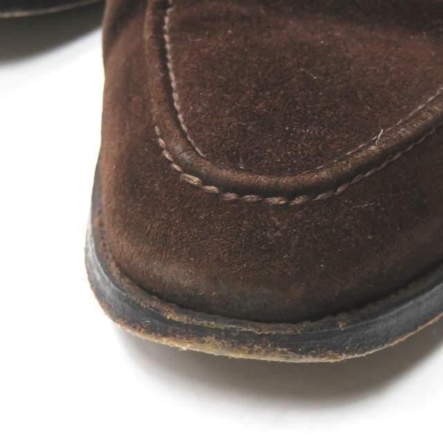 Enzo Bonafe x BEAMS F エンツォボナフェ ビームスエフ 別注 ALLORI スエードペニーローファー UK6.5(25cm) ブラウン コイン ☆☆mm8534 |  | 08
