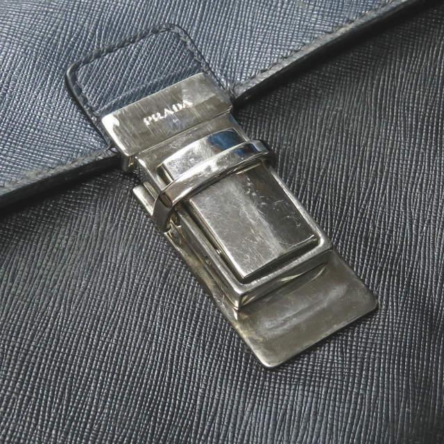 PRADA プラダ SAFFIANO TRAVEL サフィアーノレザー バイカラークラッチバッグ VR092M 9Z2 F0I47 ネイビー/ブラック カバン ☆☆mm8538 |  | 03