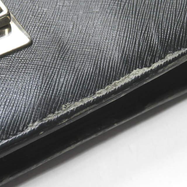 PRADA プラダ SAFFIANO TRAVEL サフィアーノレザー バイカラークラッチバッグ VR092M 9Z2 F0I47 ネイビー/ブラック カバン ☆☆mm8538 |  | 04