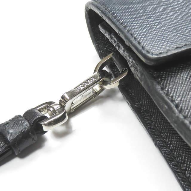 PRADA プラダ SAFFIANO TRAVEL サフィアーノレザー バイカラークラッチバッグ VR092M 9Z2 F0I47 ネイビー/ブラック カバン ☆☆mm8538 |  | 05