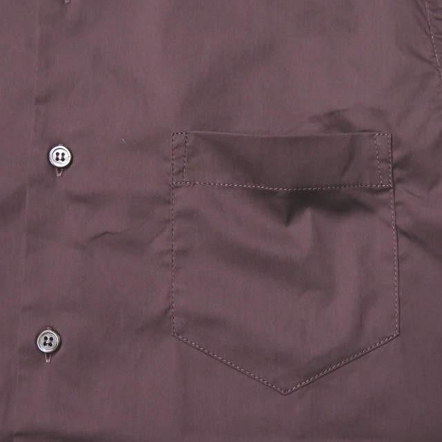 プラダスポーツ PRADA SPORT ポロカラーストレッチブロードシャツ SC345S142F62 41/16 ボルドー 長袖 切り替え トップス |  | 04