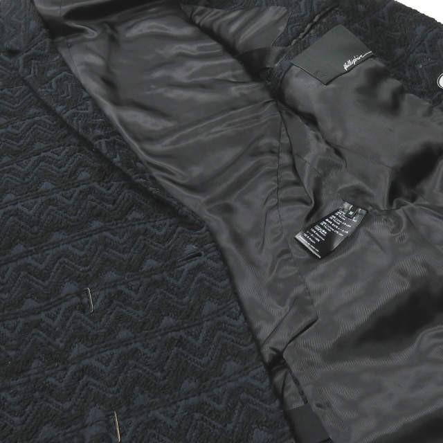 3.1フィリップリム 3.1 Phillip Lim コットンウールジャガードダブルジャケット F111-5606CVJM 36 ネイビー アウター |  | 11