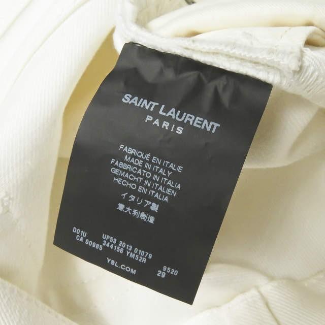 サンローランパリ SAINT LAURENT PARIS イタリア製 D02 M/SK-LW ストレッチスキニーデニムパンツ 344156 YM52R 29 ホワイト 5ポケット ジッパーフライ |  | 11