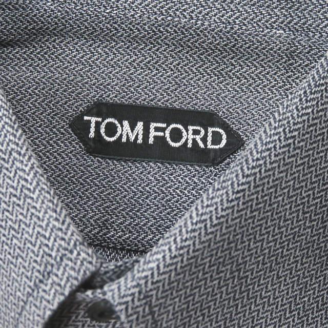 トムフォード TOM FORD イタリア製 コットンヘリンボーンタブ トムフォード TOM FORD イタリア製 コットンヘリンボーンタブ