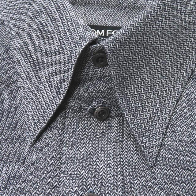 トムフォード TOM FORD イタリア製 コットンヘリンボーンタブ トムフォード TOM FORD イタリア製 コットンヘリンボーンタブ