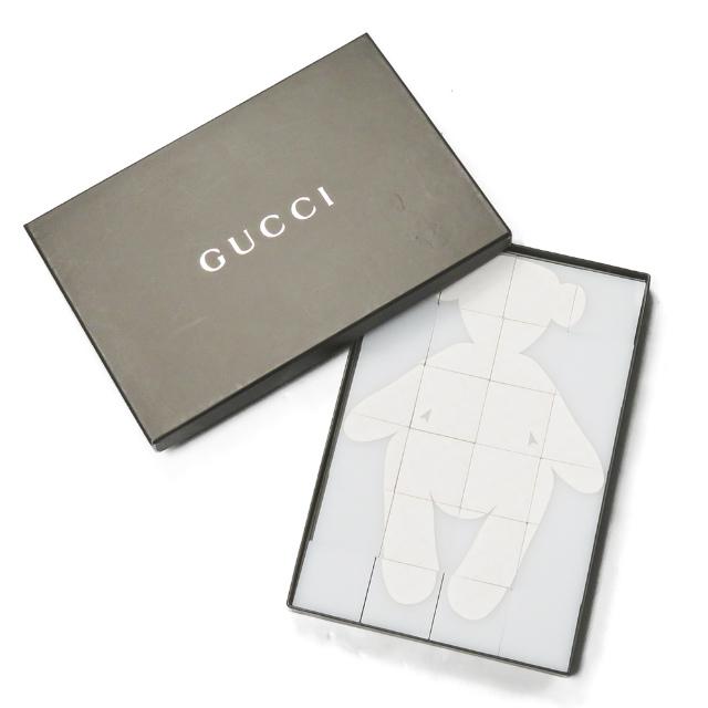 グッチ GUCCI イタリア製 Baby Puzzle ベビーパズル 163863 ホワイト ベア 熊 | 