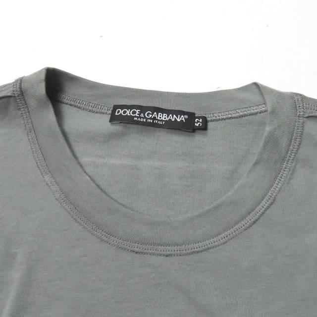 ドルチェアンドガッバーナ DOLCE&GABBANA イタリア製 FUCK&LOVE Tee ロゴプリントTシャツ G8930T / G7B21 52 グレー 半袖 ショートスリーブ トップス |  | 03