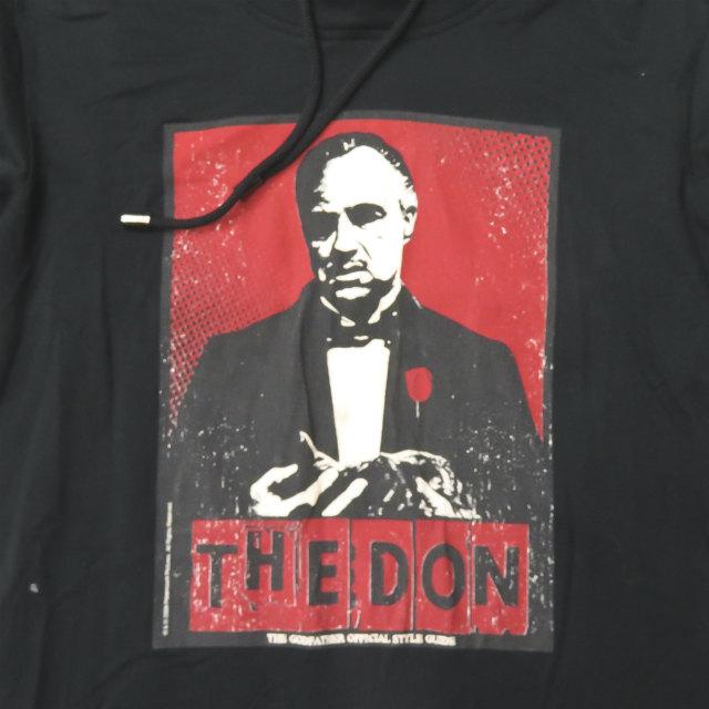 ドルチェアンドガッバーナ DOLCE&GABBANA イタリア製 The Godfather フード付きロングスリーブTシャツ G8G76T 44 ブラック ゴッドファーザー パーカー |  | 05
