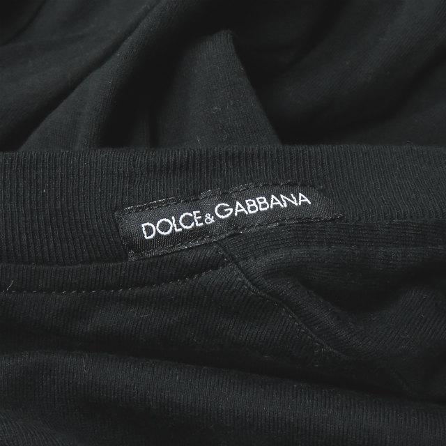 ドルチェアンドガッバーナ DOLCE&GABBANA イタリア製 The Godfather フード付きロングスリーブTシャツ G8G76T 44 ブラック ゴッドファーザー パーカー |  | 07