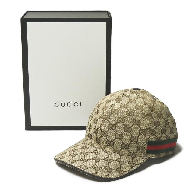 グッチ GUCCI イタリア製 オリジナル GGキャンバス ベースボール