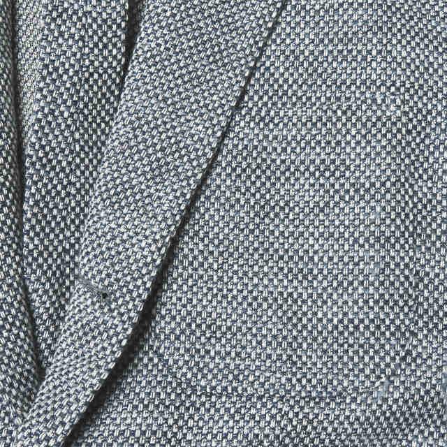 トレチェントウノ 301 TRECHENTOUNO 日本製 ITHITEX社製生地使用 コットンリネンバスケット3Bテーラードジャケット 48 ネイビー 麻 アウター |  | 05