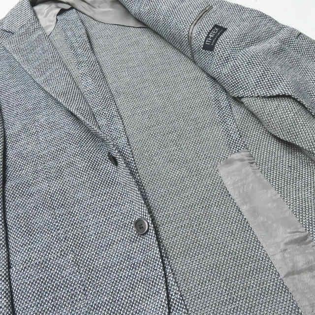 トレチェントウノ 301 TRECHENTOUNO 日本製 ITHITEX社製生地使用 コットンリネンバスケット3Bテーラードジャケット 48 ネイビー 麻 アウター |  | 07