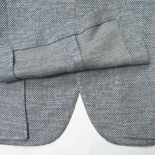 トレチェントウノ 301 TRECHENTOUNO 日本製 ITHITEX社製生地使用 コットンリネンバスケット3Bテーラードジャケット 48 ネイビー 麻 アウター |  | 08