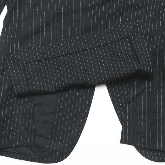 イージーバイゼニア EZ BY ZEGNA ウール3Bテーラードジャケット&スラックス 44R ネイビー スーツ セットアップ ストライプ |  | 12