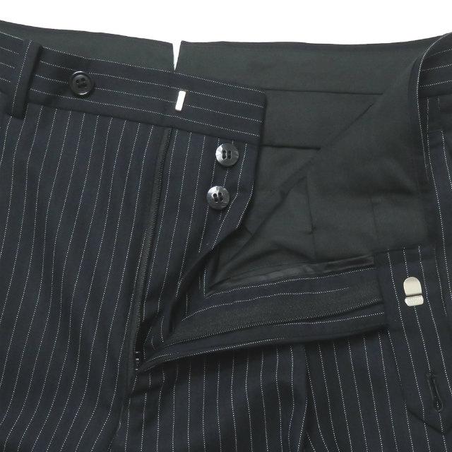 イージーバイゼニア EZ BY ZEGNA ウール3Bテーラードジャケット&スラックス 44R ネイビー スーツ セットアップ ストライプ |  | 14