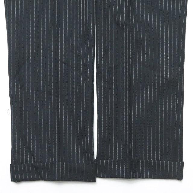 イージーバイゼニア EZ BY ZEGNA ウール3Bテーラードジャケット&スラックス 44R ネイビー スーツ セットアップ ストライプ |  | 17