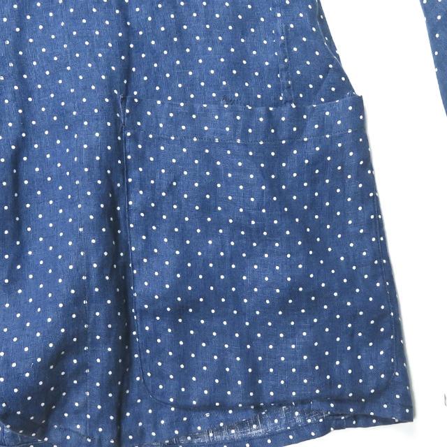 ウミットベナン UMIT BENAN イタリア製 リネンドットシャツジャケット 48 ブルー 2Bテーラードジャケット アウター |  | 08