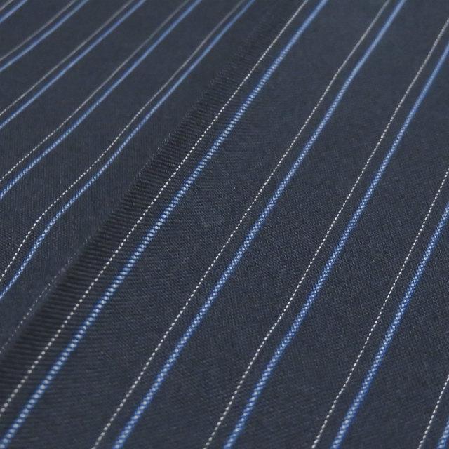 ヴェロニクブランキーノ VERONIQUE BRANQUINHO ベルギー製 ウールギャバストライプ フレアワイドパンツ 46 ネイビー ボトムス |  | 07