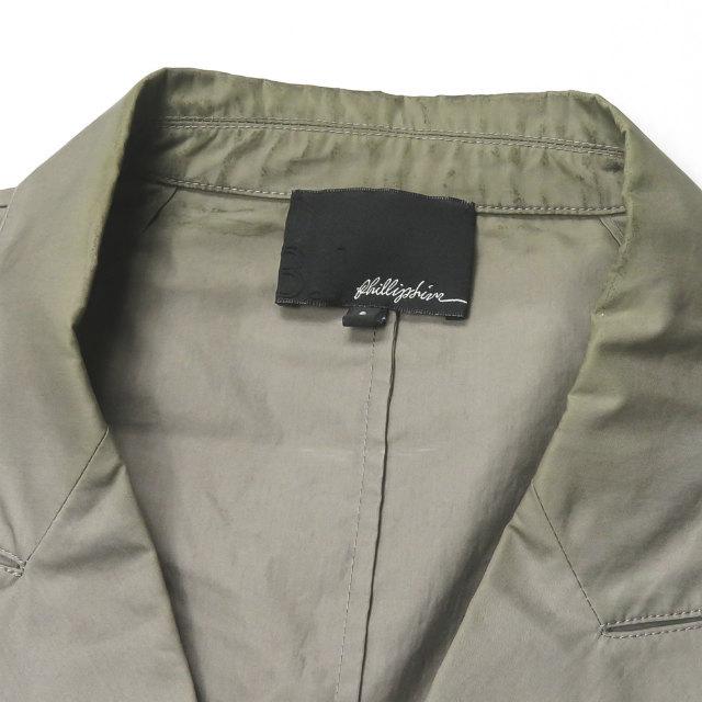 スリーワン フィリップリム 3.1 Phillip Lim コットンツイル4Bダブルシャツジャケット S210-2415STCM S グレー アウター |  | 05