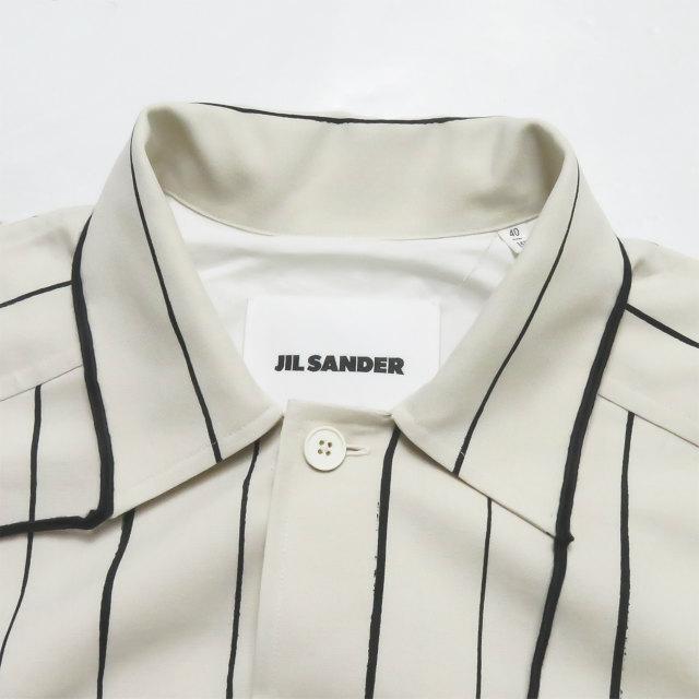 jil sander 20ss ピンストライプロングシャツ-