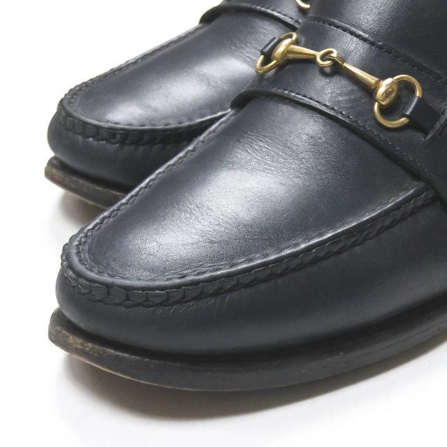 ランコート RANCOURT アメリカ製 カーフレザービットローファー 32580-03 US8.5D(26.5cm) ネイビー モカシン シューズ |  | 06