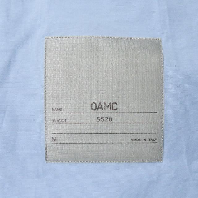 オーエーエムシー OAMC 20SS イタリア製 Salv Shirt コットンポプリン